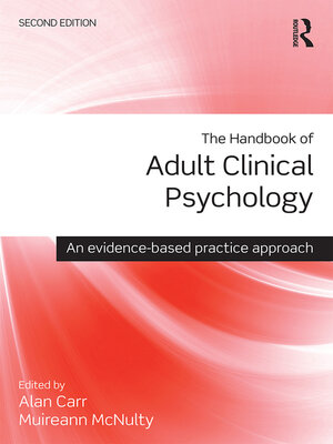 cover image of The Handbook of Adult Clinical Psychology